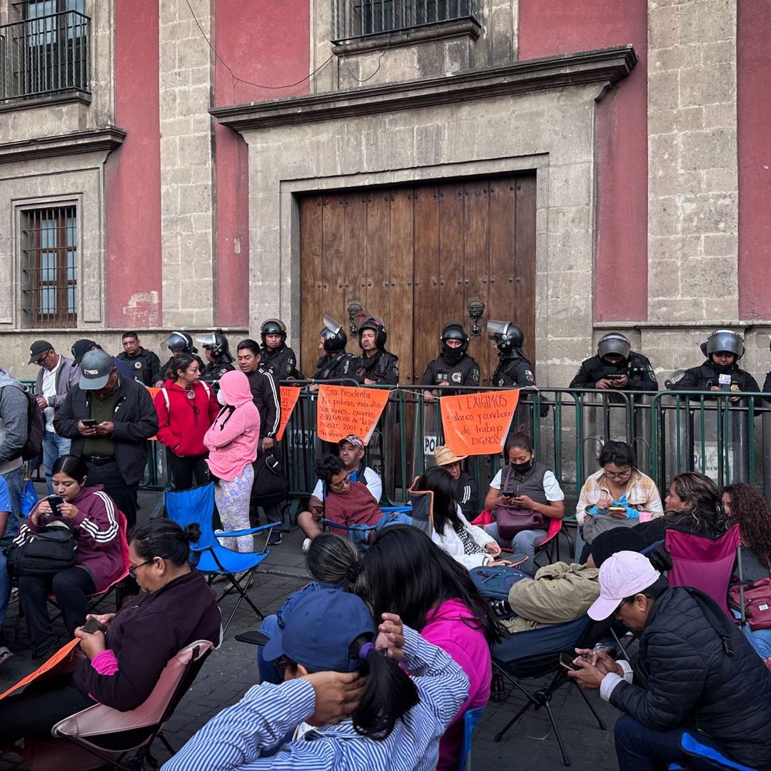 Reunión CNTE en Palacio Nacional